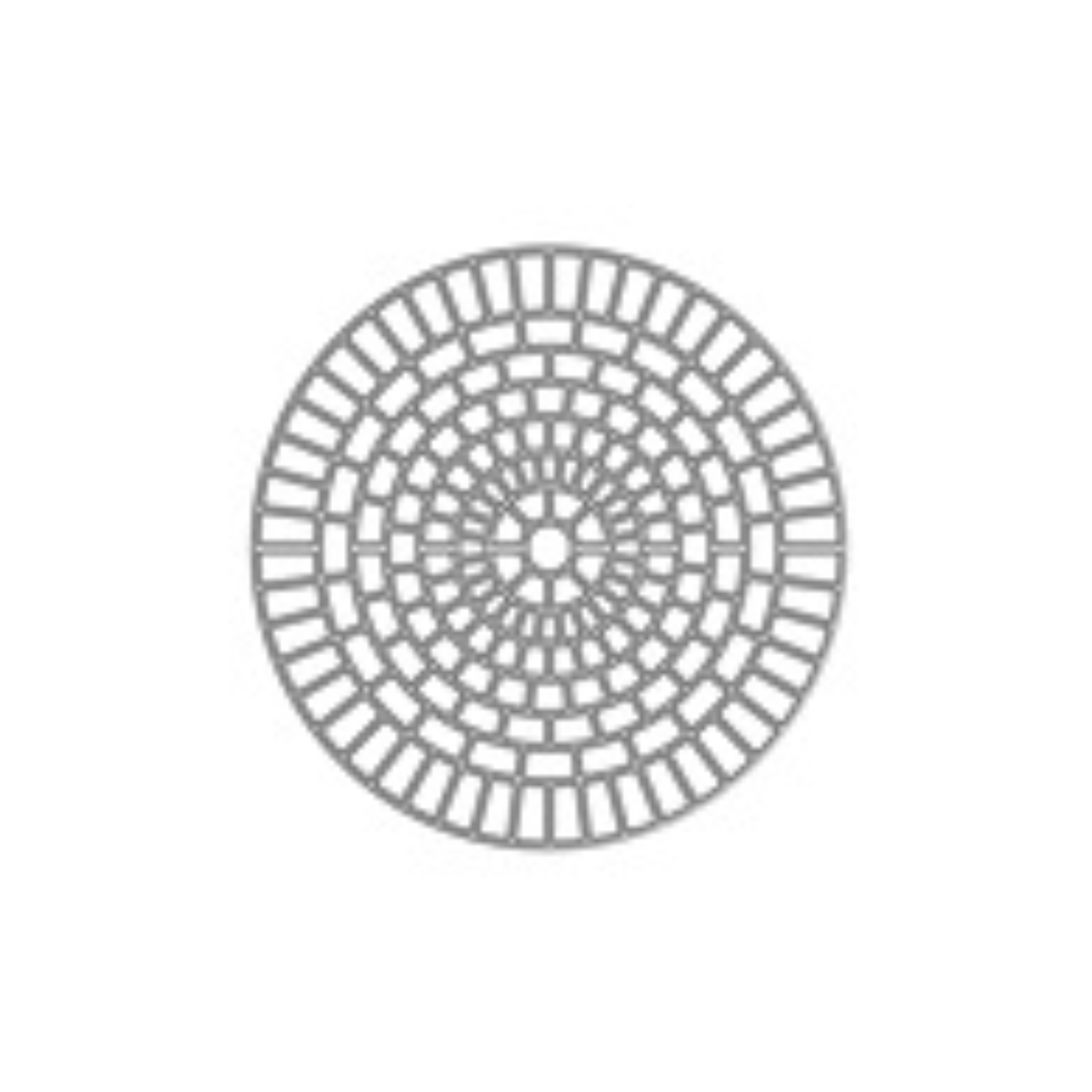 Dulux Avista Rosette Medium concrete stencil